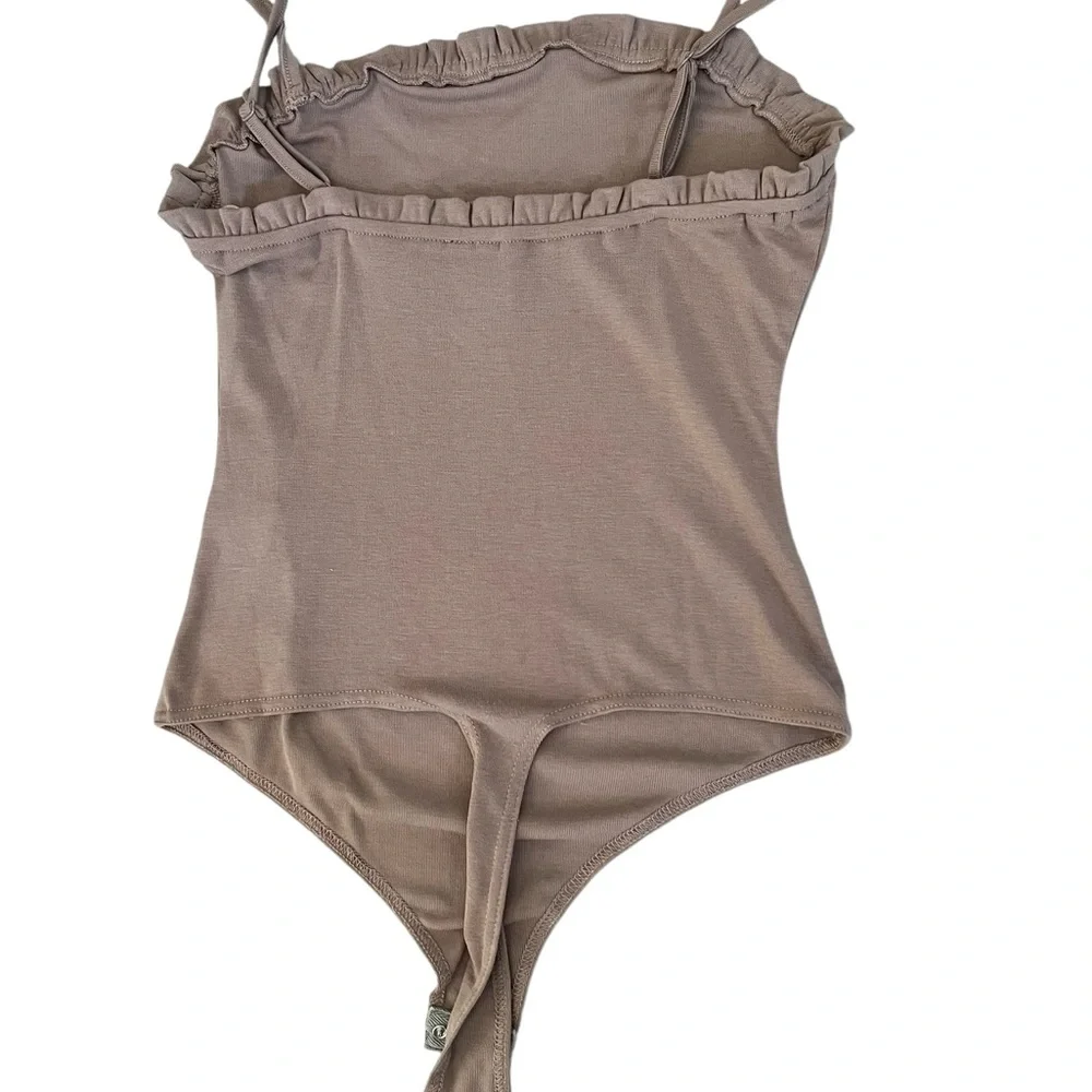 Kittenish Tan Bodysuit size small
